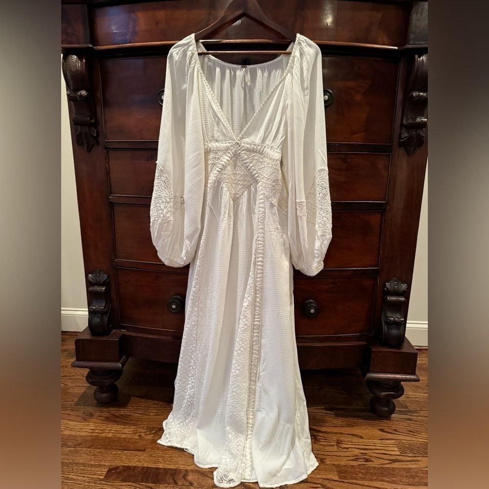 Free People Southwest Lace Maxi Dress Size Small - Picture 4 of 9